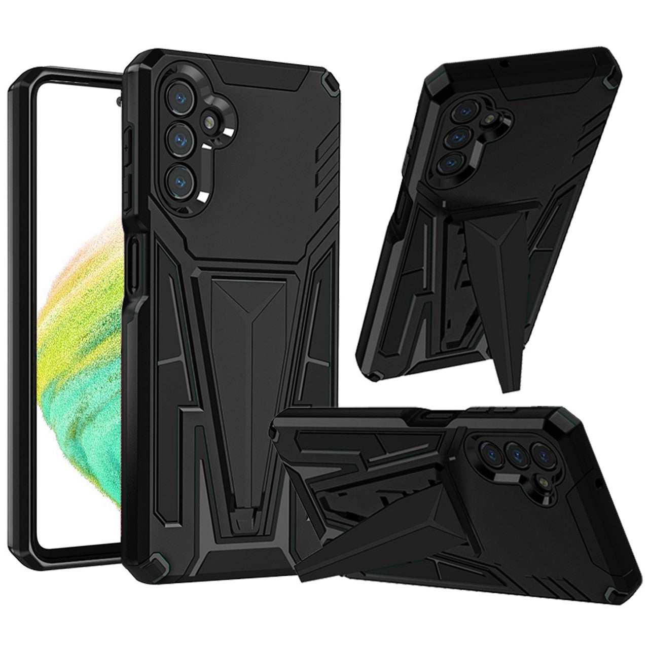 Étui robuste avec béquille pour Samsung Galaxy A54 5G Étui robuste avec béquille pour Samsung Galaxy A54 5G